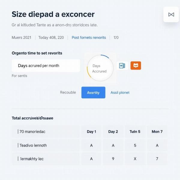 Accrued Leave Calculation Example