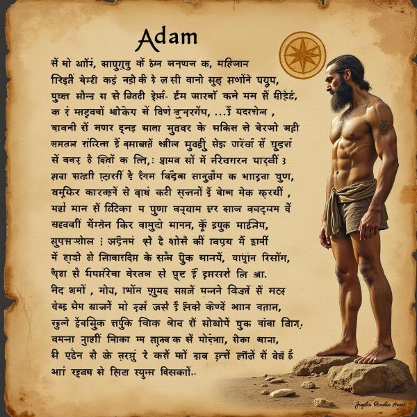 Adam in Hindi Literature