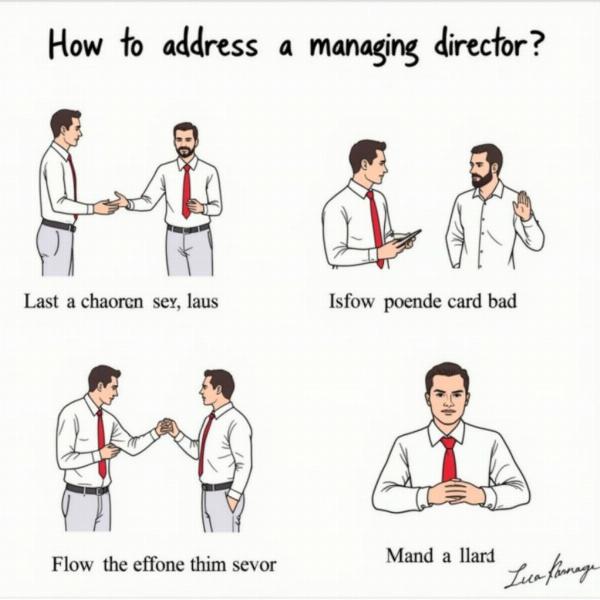 Addressing a Managing Director