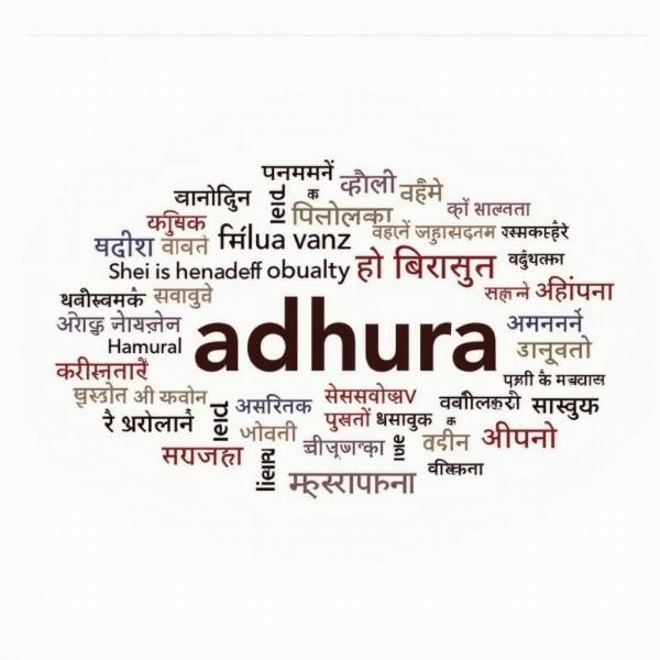 Adhura: Synonyms and Related Words