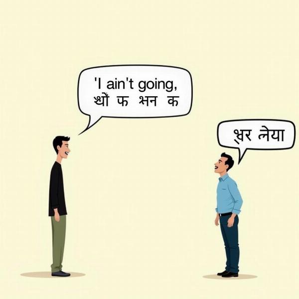 Hindi translation of ain't with be verbs