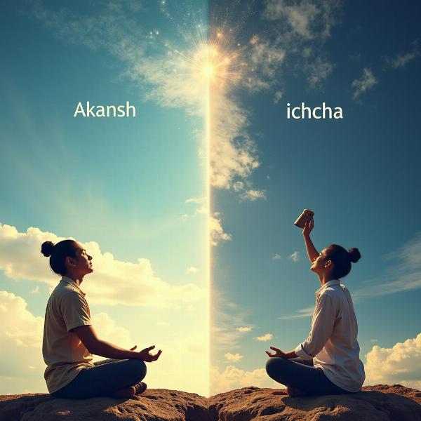 Akansh vs. Ichcha: A Comparative Illustration