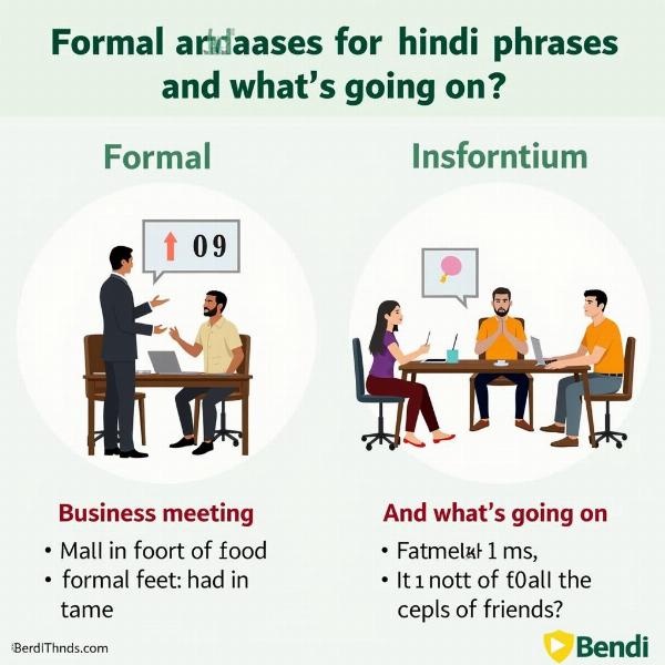 And What's Going On: Formal vs. Informal Contexts