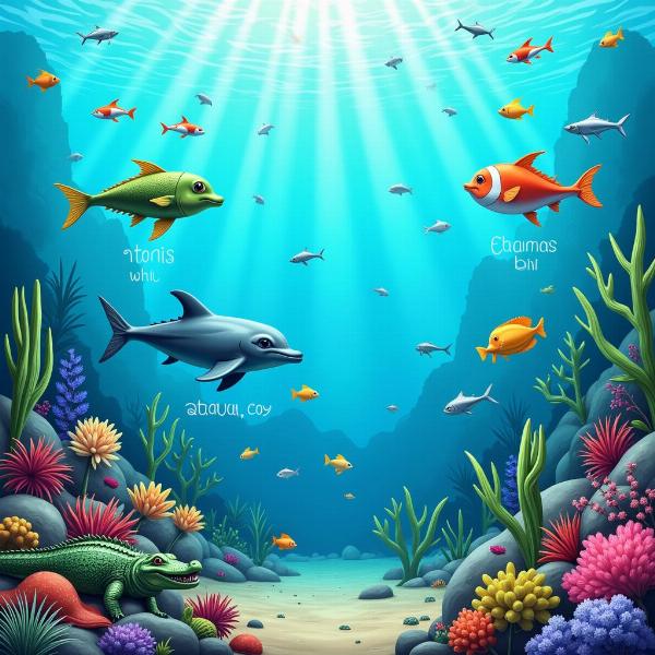 Aquatic Animals in Hindi and English