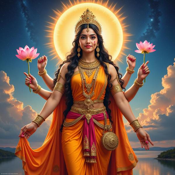 Ashok Sundari, the divine daughter of Lord Shiva and Parvati