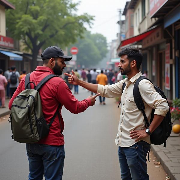 Asking directions in India