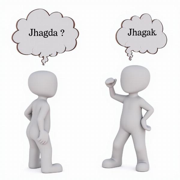 Asking the Meaning of Quarrel in Hindi