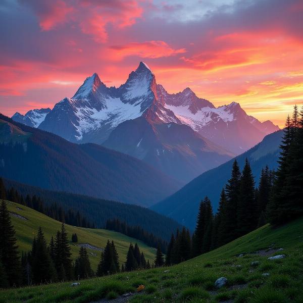 Image of a Beautiful Mountain Landscape