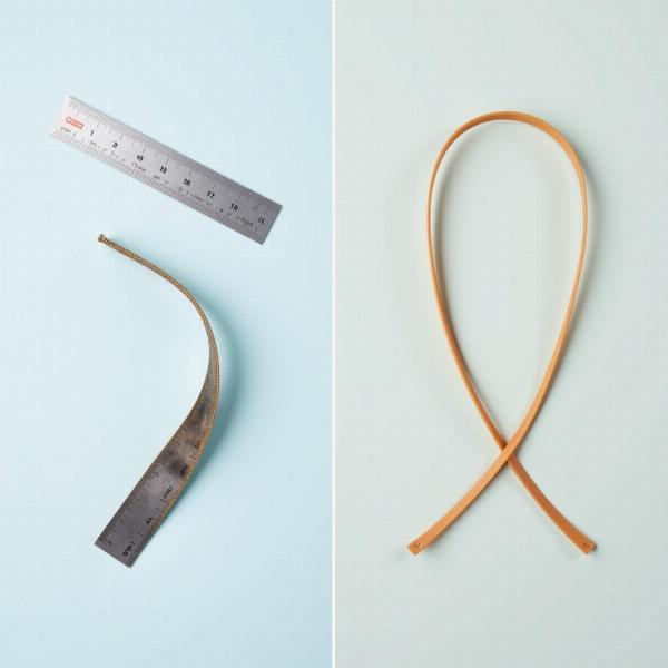 Bendy Ruler and Rubber Band