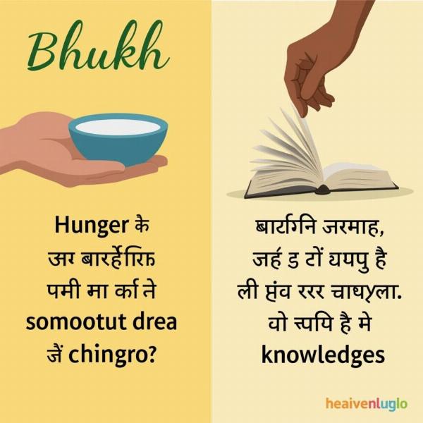 Bhukh: Physical and Metaphorical Hunger