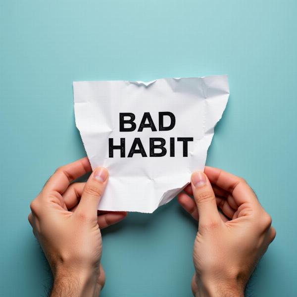 Breaking a bad habit