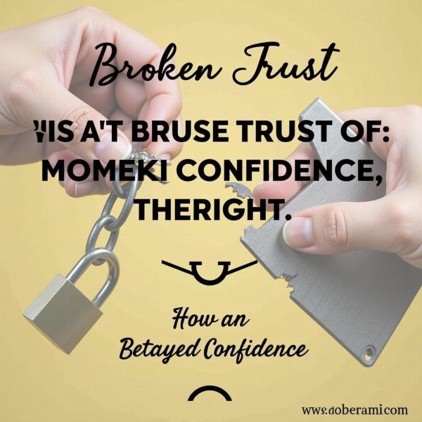 Dealing with broken trust