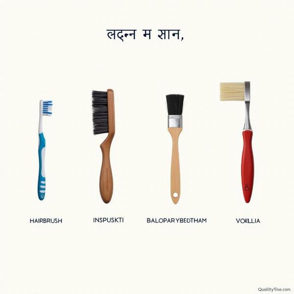 Brush in Hindi Meaning