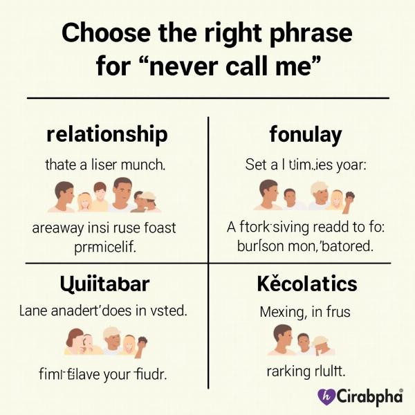 Choosing the Right Hindi Words for "Never Call Me"