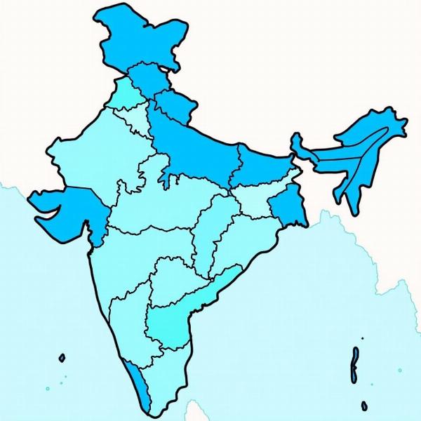 Cold Wave Map of India