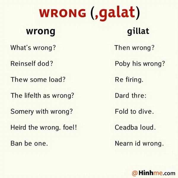 Common Hindi Phrases with "Wrong"