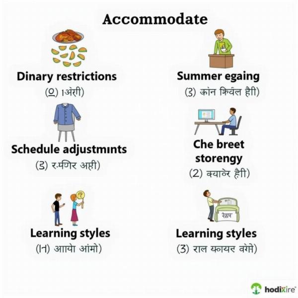 Common Usage of Accommodate