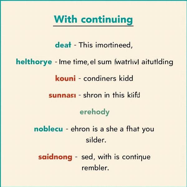 Hindi Synonyms for Continuing