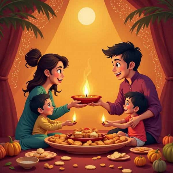 Conveying Diwali Wishes