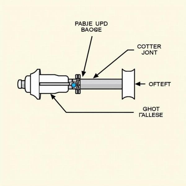 Diagram of a Cotter Joint