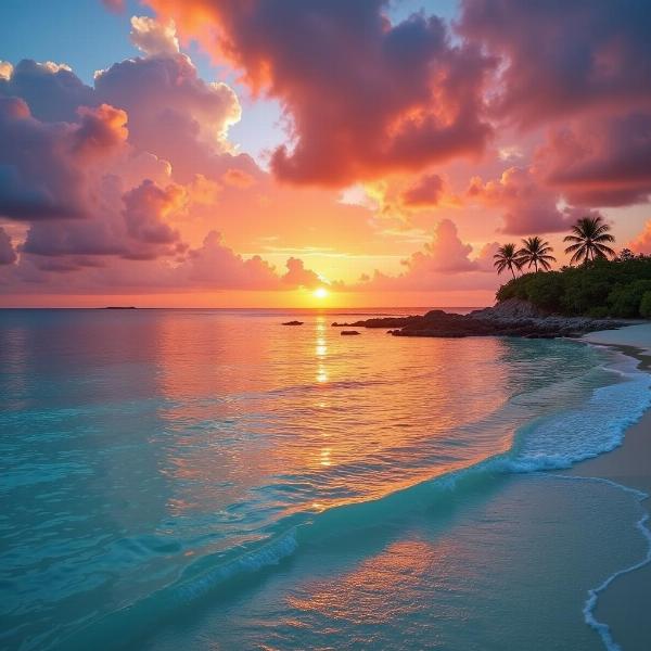 Curacao Beach Sunset