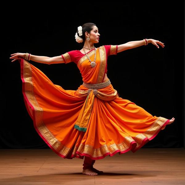 Dancer with Swooping Arm Movements