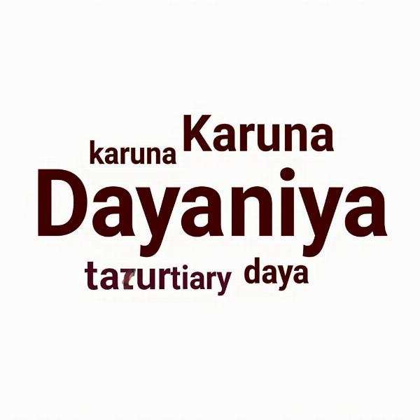 Visual Representation of Dayaniya Synonyms