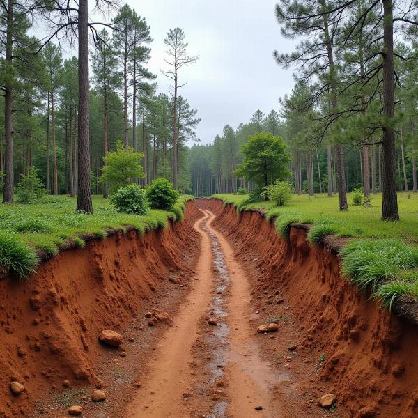 Impact of Deforestation on Gully Erosion