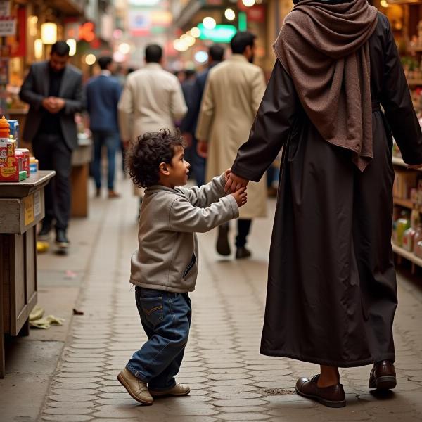 A Child Insistently Asking for a Toy