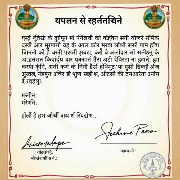 Disclaimer Meaning in Hindi: Legal Document