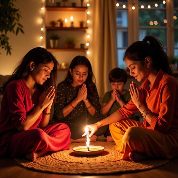 Diwali Celebration with Prayers