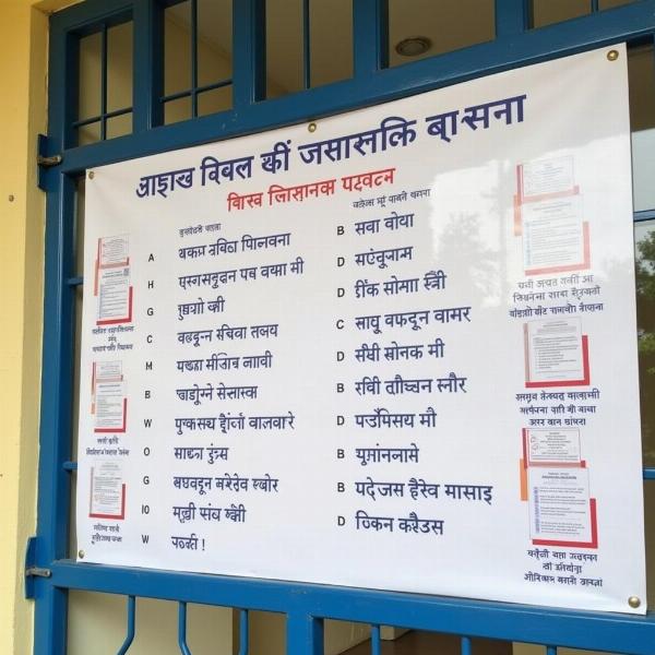 Exam Schedule Announcement in Hindi