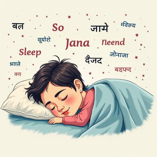 Fall Asleep in Hindi: Various Expressions