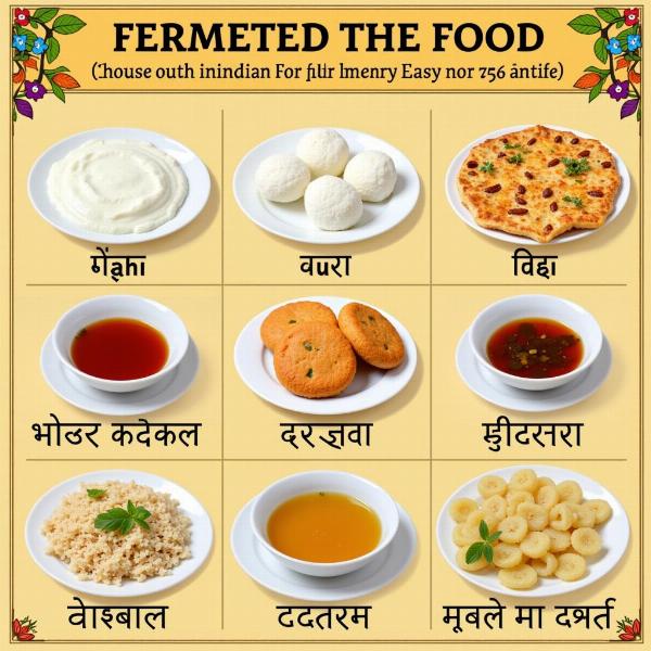 Various Fermented Indian Foods