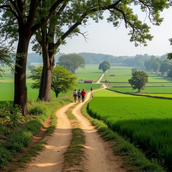 Footpath in Rural India