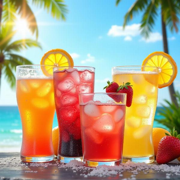 Refreshing Frosty Fizz Drinks