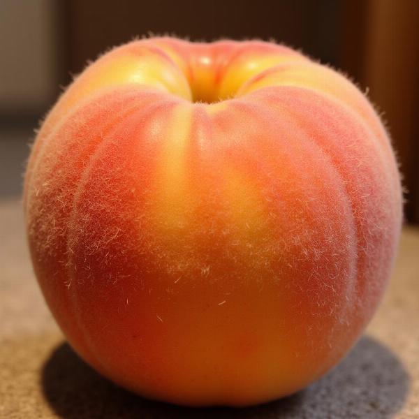 Fuzzy Texture of a Peach