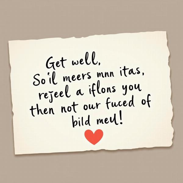 Get Well Soon Card