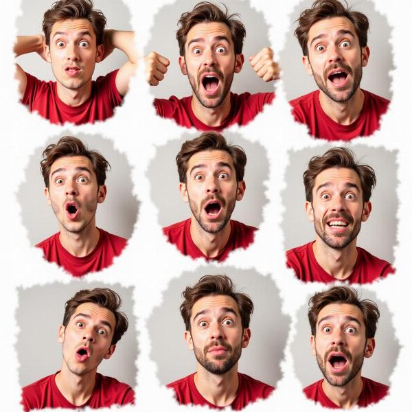 Facial Expressions of a Goofball