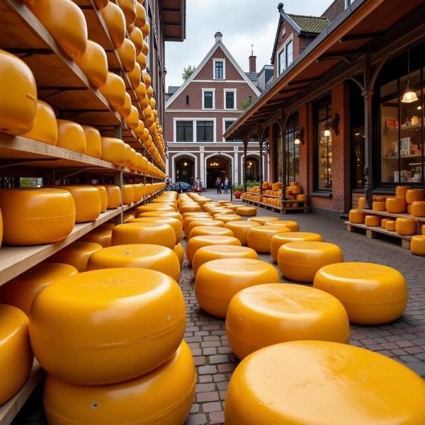 Gouda Cheese Market in Netherlands