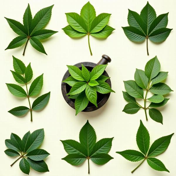 Green Leaves in Ayurvedic Medicine