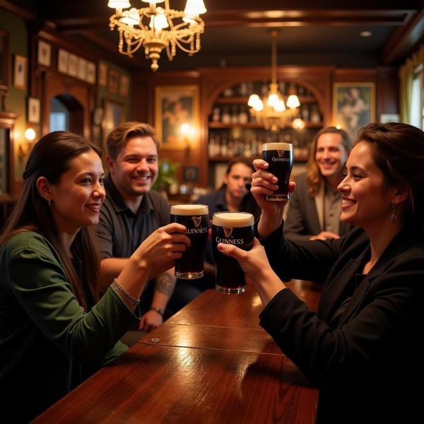 Guinness in Irish Pub