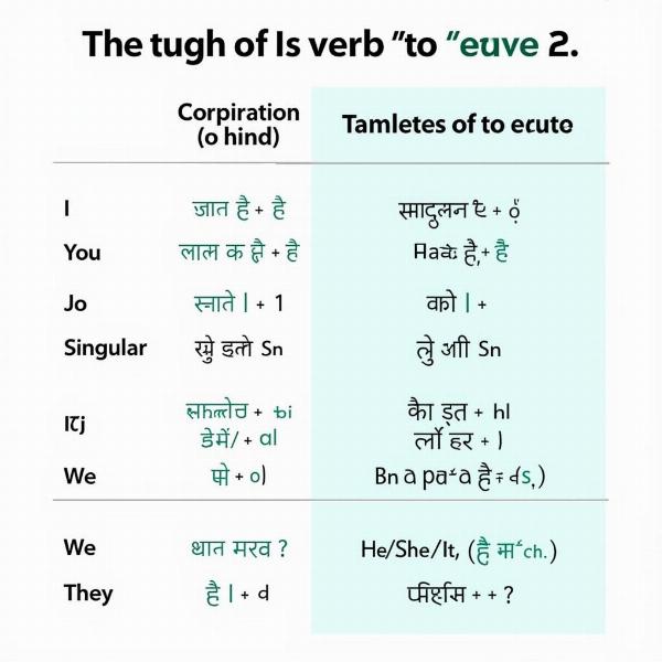 Using Have with Other Pronouns in Hindi