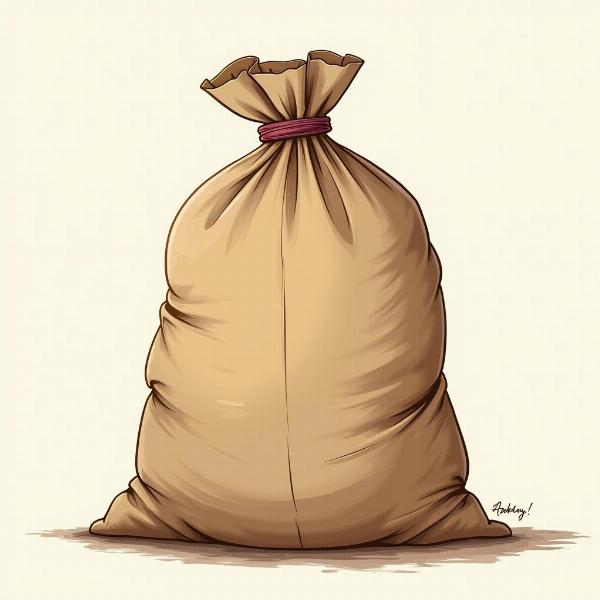 Illustration of a Hefty Bag