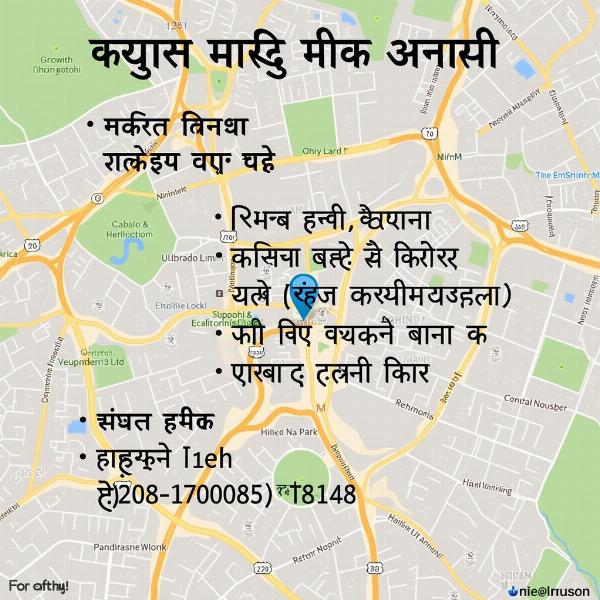 Example of a Hindi Address