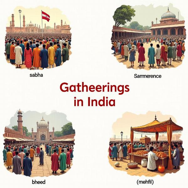 Types of Gatherings in Hindi