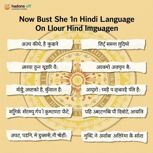 Hindi Language Nuances