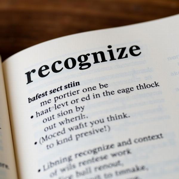 Hindi Meaning of Recognize - Context