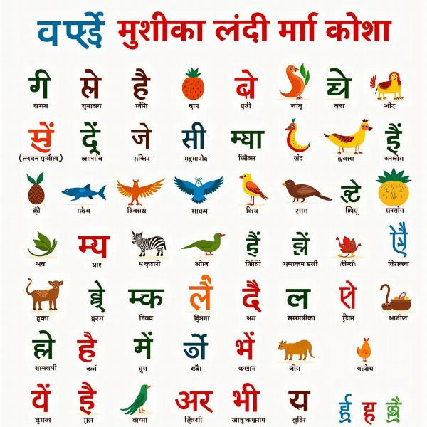 Hindi Phonics Chart