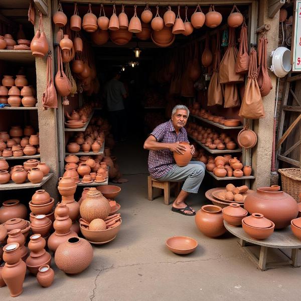 Indian Pottery Market